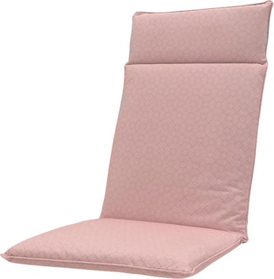 Madison - Tuinstoelkussen - 120cm x 50cm - Check Roze - Tuinkussen