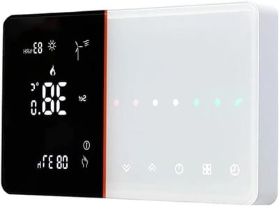 Digitale thermostaat - Slimme regelaar - Verwarming regelen - Wifi bediening - 95-240V AC - Wit