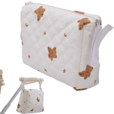 Dailygoods- Babywagentas Grote Capaciteit - Geïsoleerde Bekerhouder - Organizer voor Kinderwagen - Opbergtas - Verstelbare Schouderriem - Praktische Organisatie - Kinderwagentas