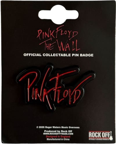 Pink Floyd The Wall Text Logo - Pin