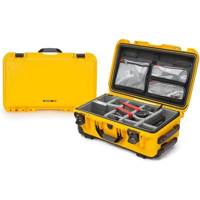 Nanuk 935 Case w/lid org./divider - Yellow - Pro Photo Kit case