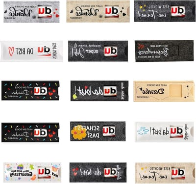 15 Stuks Vilt Chocolade Verpakking, Herbruikbare Covers voor Chocoladerepen, Perfecte Cadeaus voor Collega's en Bedrijfsevenementen