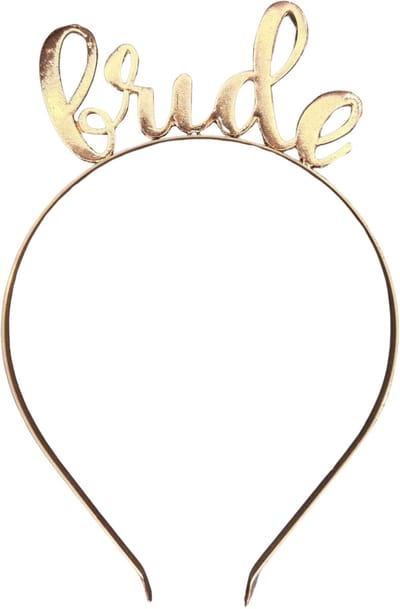 Diadeem Vrijgezellen Feest - Bride - Rosé Goud