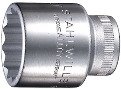Stahlwille 50 A 19/32 03410035 Dubbel zeskant Dopsleutelinzetstuk 19/32 1/2 (12.5 mm)