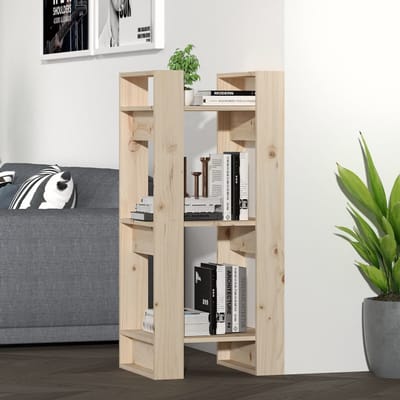 vidaXL - Boekenkast/kamerscherm - 41x35x91 - cm - massief - grenenhout