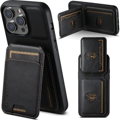 SUTENI Kaarthouder Leer Magnetische Zakhoes Portemonnee Telefoonhoesje Voor iPhone X XS XR 11 12 13 14 15 Plus 16 Pro Max For iPhone 15 Plus