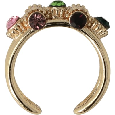 OTAZU  Vintage Barrel Ring Multicolor - Gold Taglia: OS | Anelli Outlet | Donna | Giallo