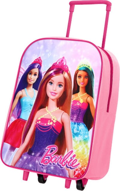 BARBIE & Friends Trolley Koffertje Vakantie Logeren Roze