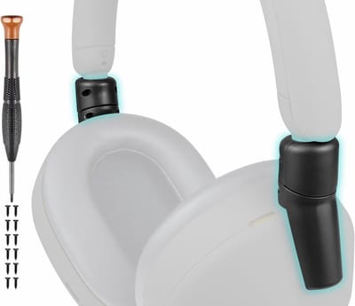 Reparatieonderdeel voor gebroken scharnier van Sony WH-1000XM5, versterkte connectoren en opvouwbare flap voor duurzame hoofdtelefoonbescherming