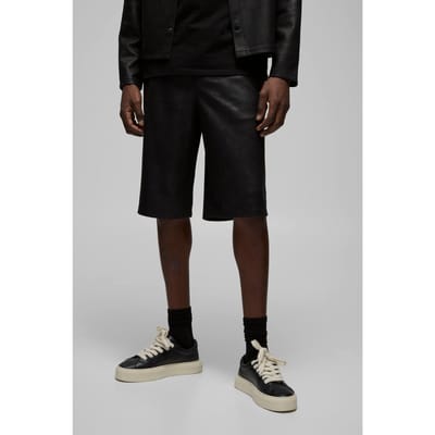 Antieke Suedette jorts met elastische taille | Black | Size XS
