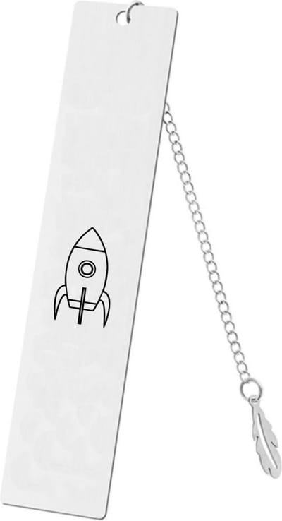 Akyol - raket boekenlegger - Raket - stoerste astronaut - gegraveerde sleutelhanger - vliegen - planeten - universum - zonnestelsel - cadeau - gepersonaliseerd - accessoires - sleutelhanger met naam