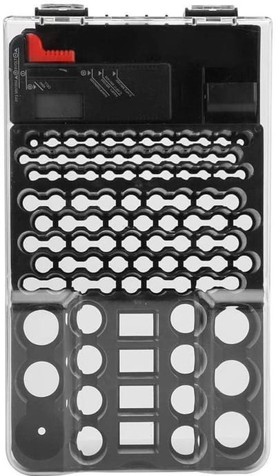 Dailygoody - Draagbare batterij-organizer - Batterij-opbergdoos met