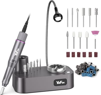 Elektrische Nagelfrees 11-in-1 met LED-lamp - 35.000 RPM voor Manicure en Pedicure