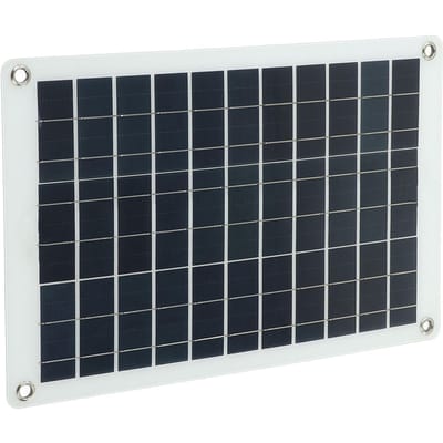 Panneau Solaire Monocristallin 20W Kit Pompe Fontaine à Eau Pompe à Eau à Énergie Solaire