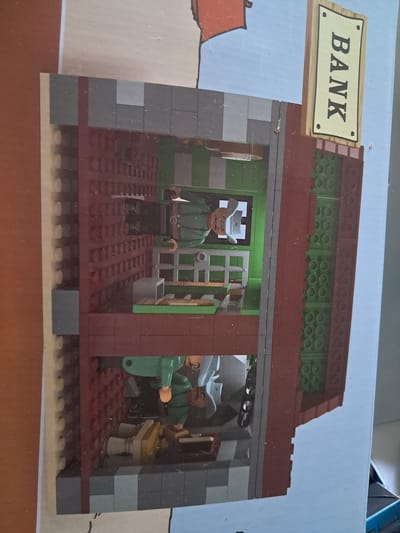 Playtive Lucky Luke Bouw pakket - Soort Lego - Bank kantoor - 434 delig