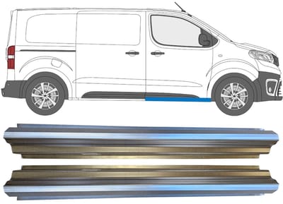 Reparatie dorpel voorste deuren voor Toyota Proace Verso 2016- / Links = Rechts