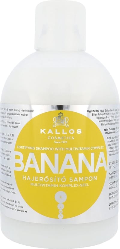 Kallos - Banana Fortifying Shampoo with Multivitamin Complex - 1000ml