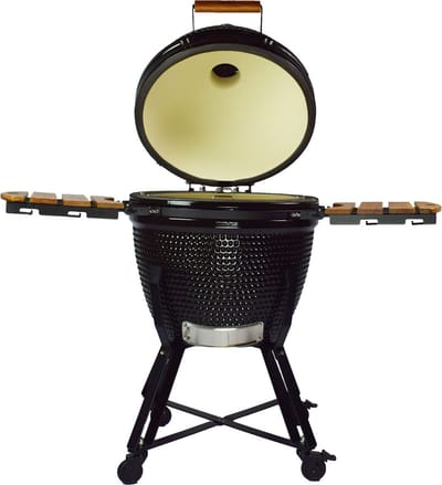 BLISS kamado 23 BBQ - houtskool barbecue - inclusief levenslange garantie, kooksysteem & meer accessoires.