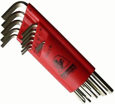 Zeshoek Sleutel Set 17195 PROTANIUM Precisie HOGE Koppel Staal HLX15MML 1.27mm-10mm