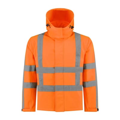 EM Traffic Softshell Jas RWS Oranje - Maat XS