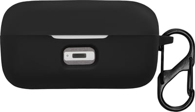 kwmobile cover voor oordopjes case - geschikt voor Sennheiser MOMENTUM True Wireless 3 / true Wireless 4 - Trendy beschermhoes draadloze oordopjes in zwart