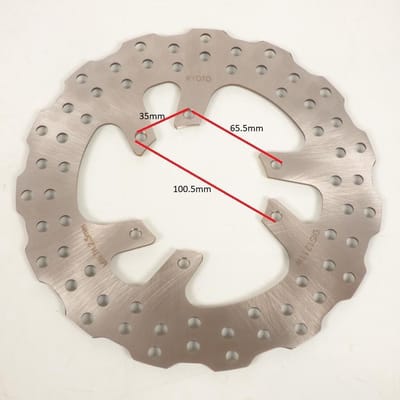 perftec remschijf voor motor yamaha 125 dtr 1988 tot 2003 ø230x86x3.5mm nieuw