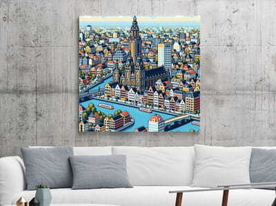 Kunstprint | Wanddecoratie | Dibond | 50 × 50 cm