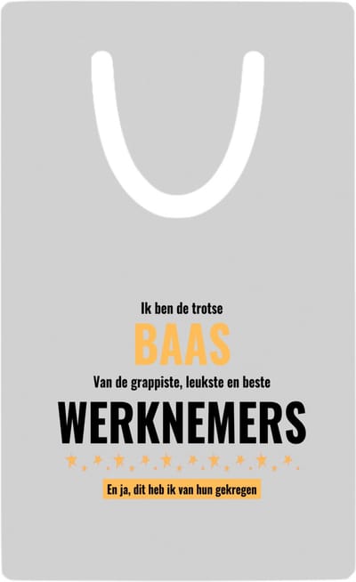 Hacebo® - ik ben de trotste baas van de grappigste, leukste en beste werknemers, en ja dit heb ik van hun gekregen metalen boekenlegger - de trotste baas - collega's - werknemers - verjaardagscadeau Bladwijzer boekenleggers - 7.6 cm x 5cm
