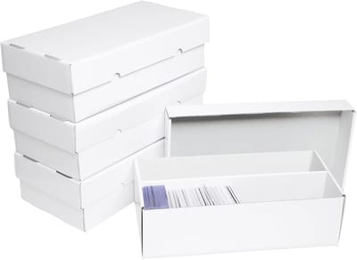 Card Opbergdoos voor 1600 Verzamelkaarten - Organizer voor Sportkaarten met Sorteerlade en Verstelbare Verdelers