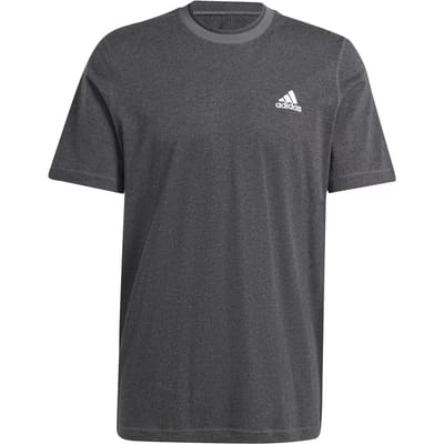 Adidas Melange T-shirt Met Korte Mouwen Grijs S / Regular Man