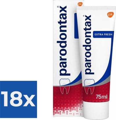 Parodontax - Tandpasta - Extra Fresh - 75ml x 18