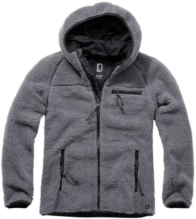 Brandit - Teddyfleece Worker Jacket - S - Grijs