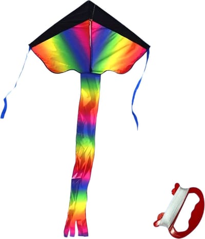 Bovista Vlieger Voor Strand - Kite Vliegers - Kindervlieger - Regenboog 2