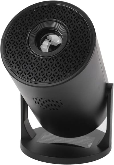 Mini Projector met WiFi en Bluetooth, 1080p Resolutie, Verstelbaar 150-inch Scherm voor Thuisbioscoop, Kamperen en Gaming