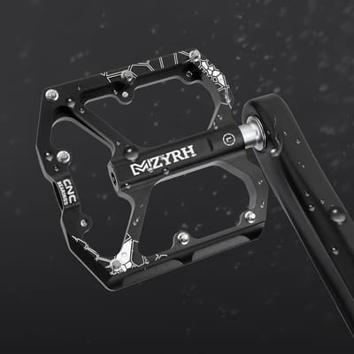 Fiets pedalen - Fietsonderdelen - Fietsen - Lichtgewicht aluminium - 9/16 inch - Zwart