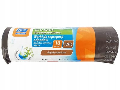 Ravi - Bio-afvalzakken - 120L - Sterk en Duurzaam - Bruin