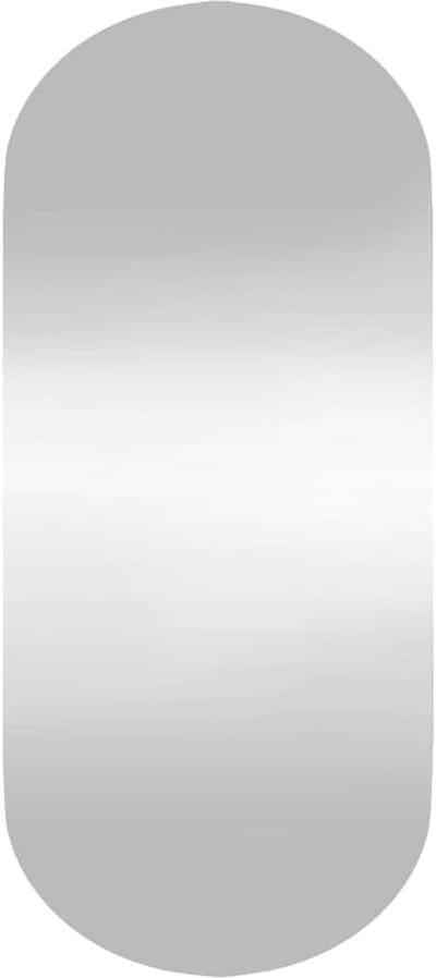 Ovale Wandspiegel 30x70 cm Glas Decoratieve Spiegel voor Hal en Make-up