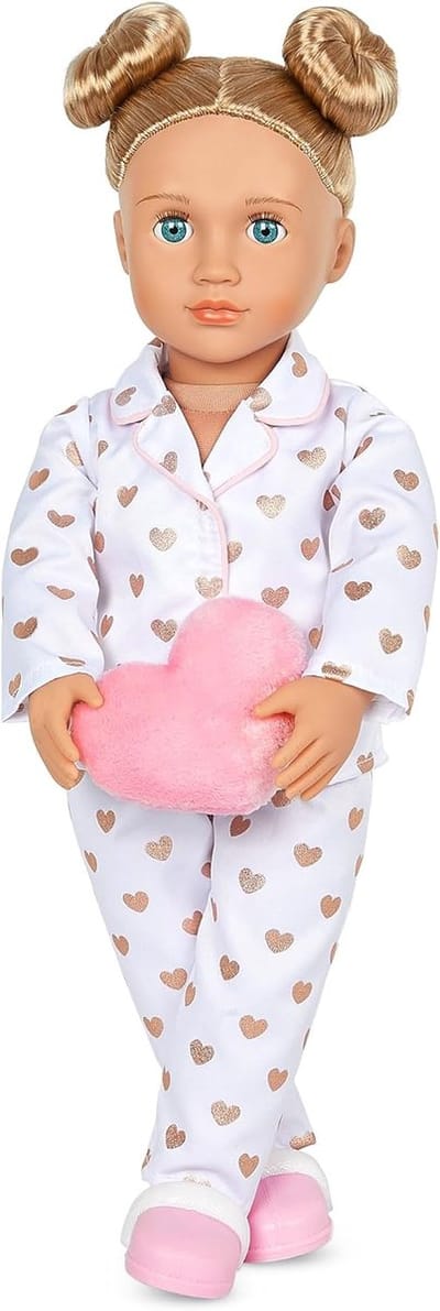 Feestpop - Poppenkleding set - Rollenspel - Scharnierende ledematen - 46 cm - Blauw