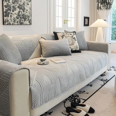 Modern Minimalistisch Licht Luxe Stijl Nederlands Velours Vier Seizoenen Universeel Antislip Zitkussen Comfortabele Sofa Beschermhoes 70x70cm 1pcs