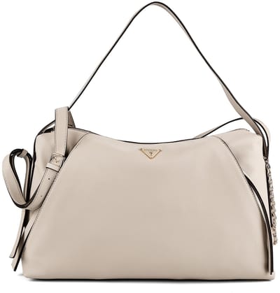 GUESS schoudertas Devon Shoulder Bag Light Taupe crème