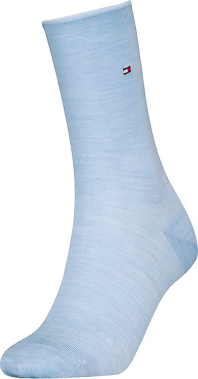 Tommy Hilfiger dames sokken premium roll top blauw II
