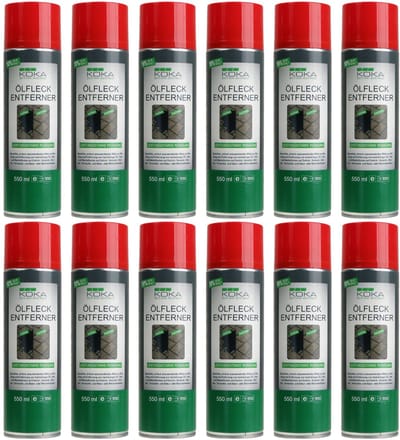 12x KOKA Olievlekverwijderaar Spray Olievlek Verwijderaar Bindmiddel Olievlekreiniger tegen olievlekken