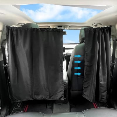 Auto Zonnescherm - Zonnescherm Auto Achterruit - Universele Zonnescherm Zonnewering - Zonwering - Afneembaar - 90x90 cm - 2 Stuks