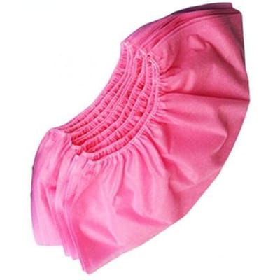 20/50/100 Stuks Wegwerp Schoenenhoes Stofdicht Antislip Schoenenhoes Kinderen Studenten Volwassene Non-woven Huishoudelijke Voetbedekking 50pcs roze