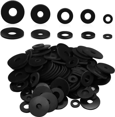 Dailygoods- Sluitringen 120 Stuks - Rubberen Afdichtingen - Flexibel en Elastisch - Vijf Maten 12/18/20/25/30 mm - Eenvoudig te Installeren - Geschikt voor Kranen
