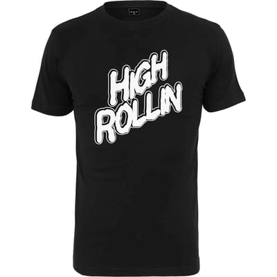 Mister Tee - High Rollin Heren T-shirt - XS - Zwart