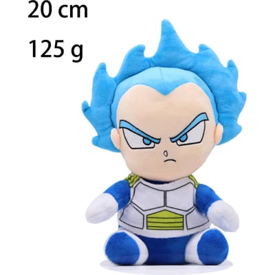 20cm Japanse Anime Pluche Poppen Super Saiyan Goku Vegeta Piccolo Trunks Gohan Knuffels 20cm