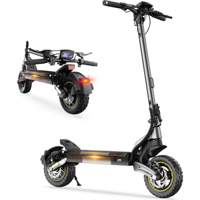 iScooter V5 pro Elektrische Scooter, 48V 12.5Ah Batterij, 20 km/u Maximale Snelheid, APP-besturing grijs