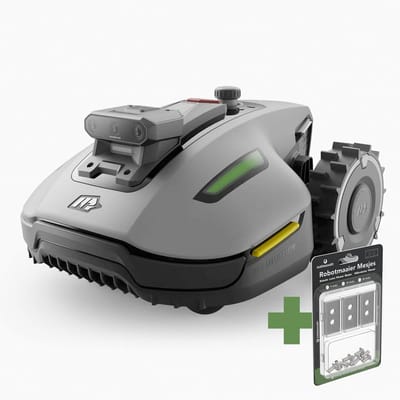 Mammotion YUKA Mini 2 800 robotmaaier + gratis set mesjes - Model 2026 - draadloos - GPS - Tri-camera AI-visie - NetRTK - WiFi en App bediening - Achterwielaandrijving - Geen draad - 3 jaar garantie