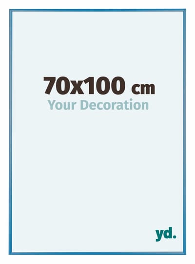 Your Decoration - Fotolijst 70x100 cm - Aluminium - Staal Blauw - Kent